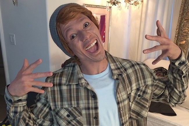 Nick Cannon in alleged "whiteface"