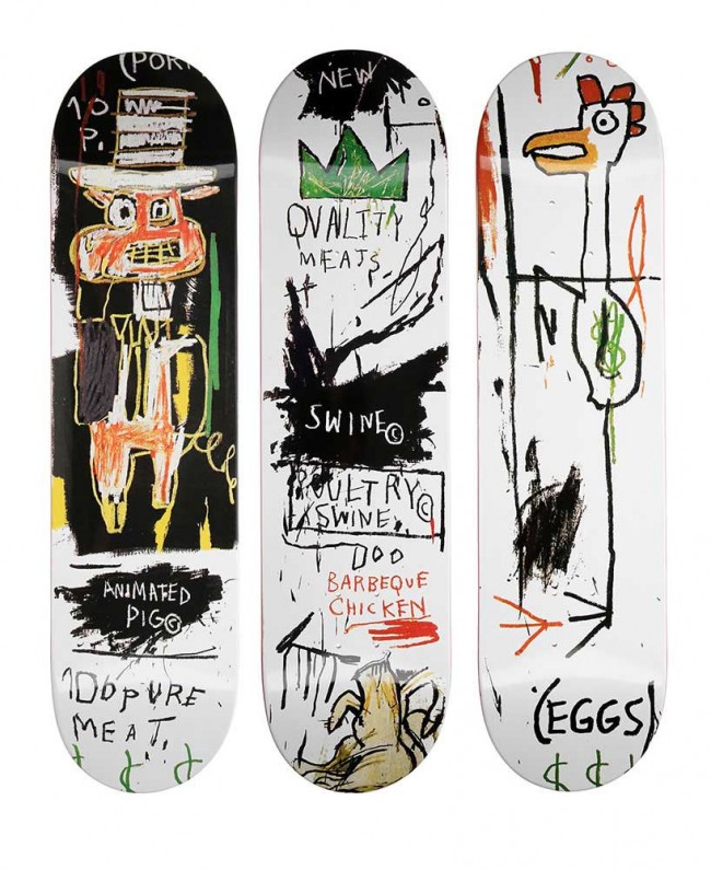 The Skateroom x Jean-Michel Basquiat Skateboard Collection
